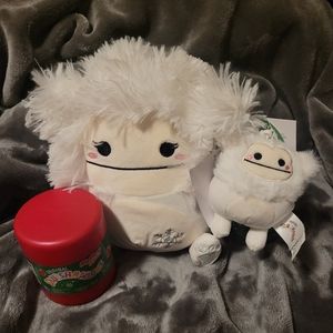 1 8" Ever Bigfoot squishmallow & baby clip BONUS 1 sealed 2022 mystery squad